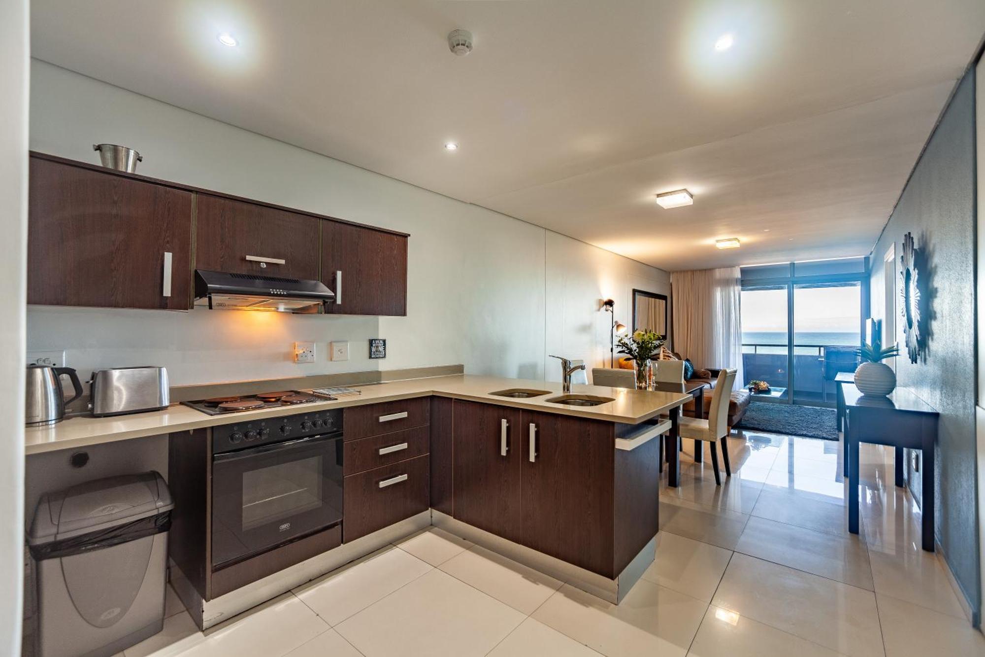 Modern Beachfront With Ocean Views - Infinity G9, Blouberg, Cape Town 布鲁堡史特兰 外观 照片