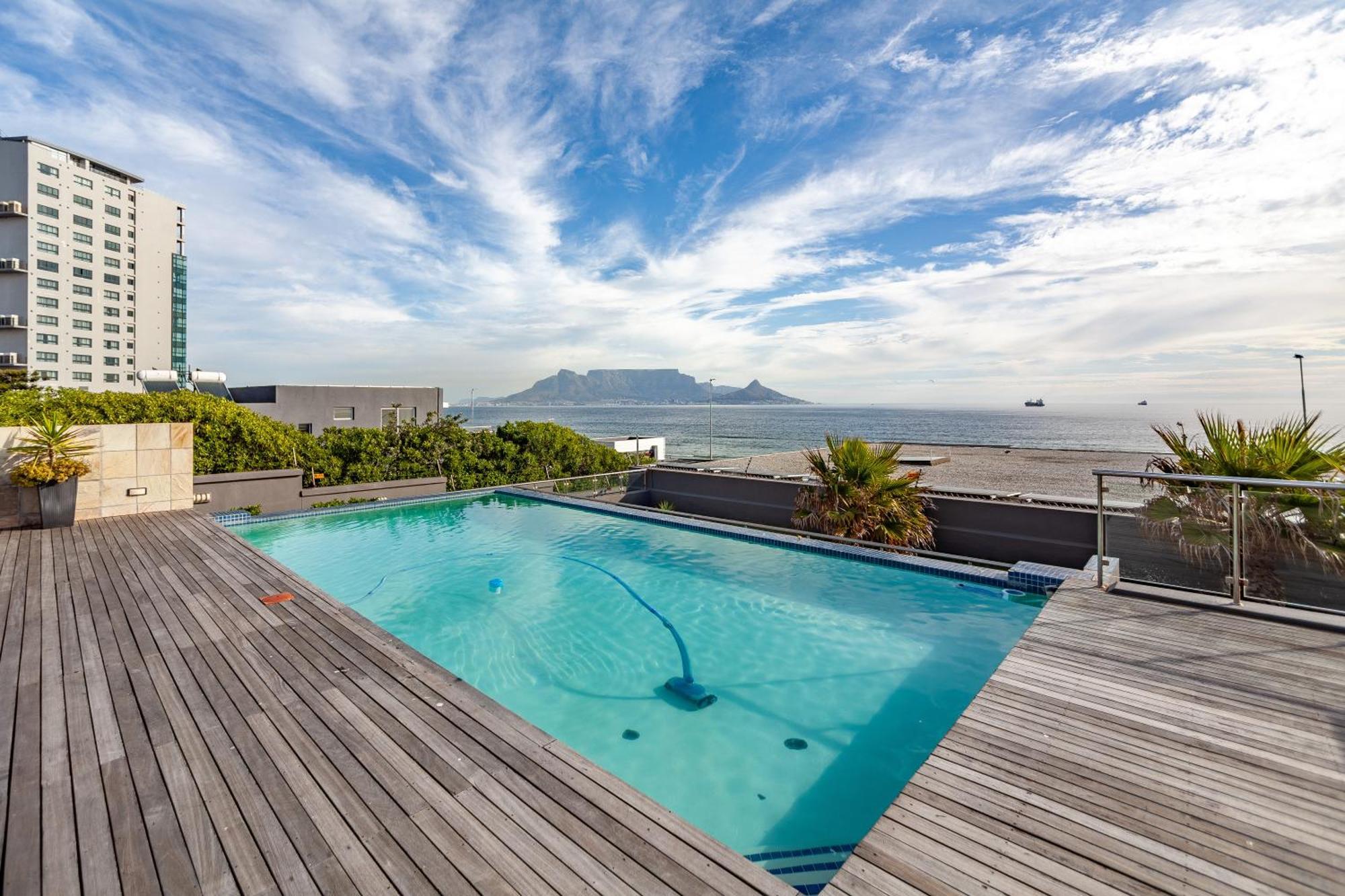 Modern Beachfront With Ocean Views - Infinity G9, Blouberg, Cape Town 布鲁堡史特兰 外观 照片