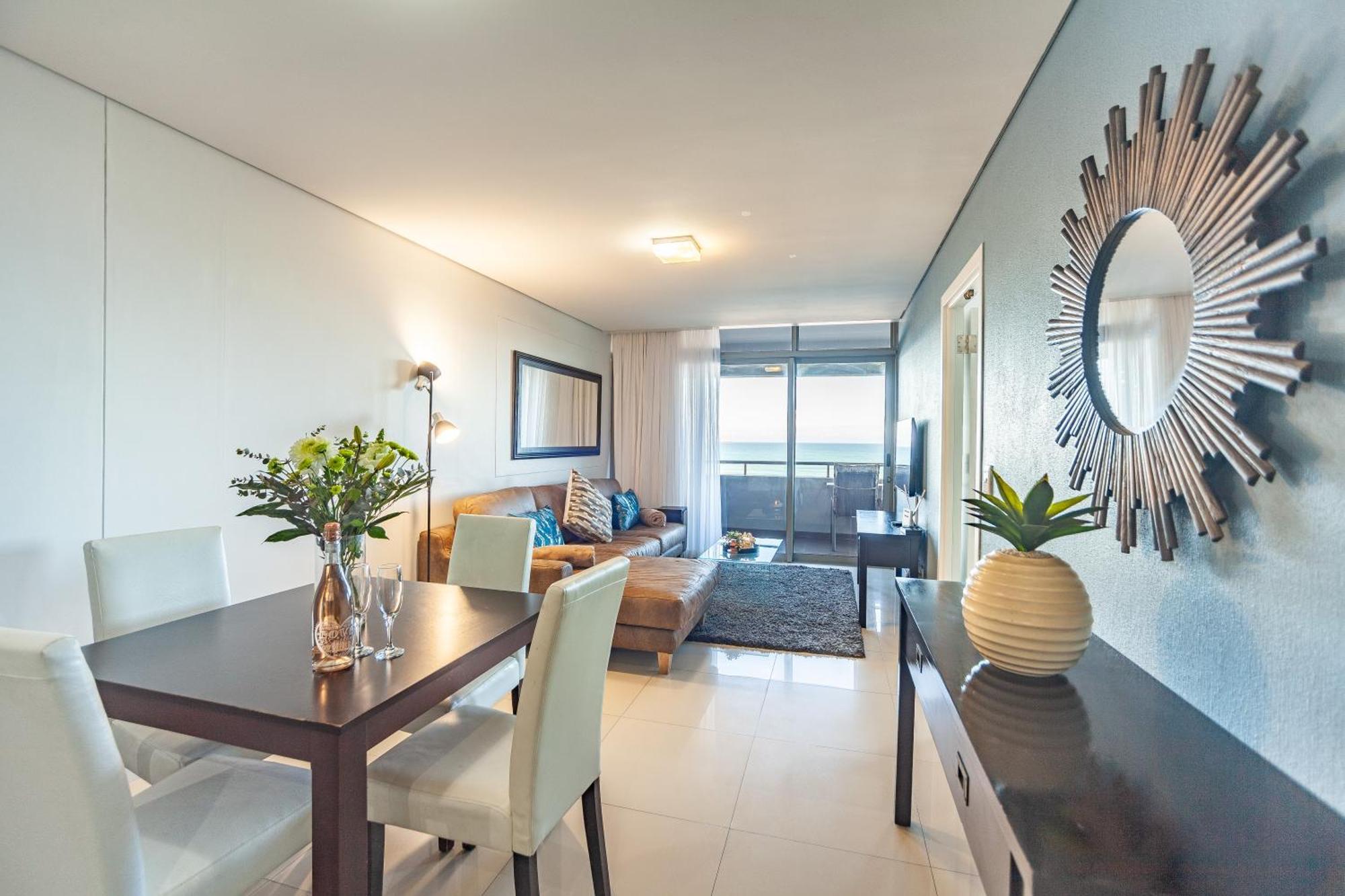Modern Beachfront With Ocean Views - Infinity G9, Blouberg, Cape Town 布鲁堡史特兰 外观 照片
