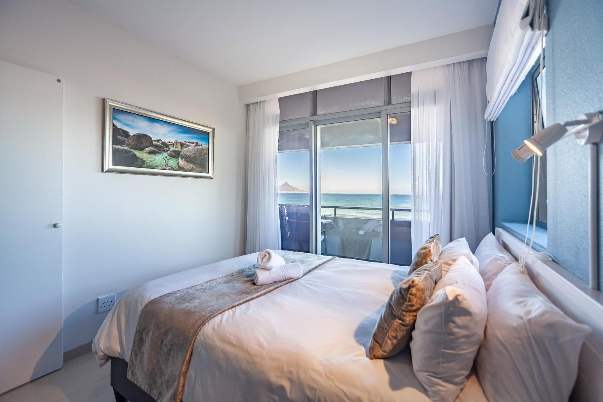 Modern Beachfront With Ocean Views - Infinity G9, Blouberg, Cape Town 布鲁堡史特兰 外观 照片